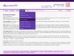 Tropospherical Purple: Black text on light grey background; light and dark purple color highlights